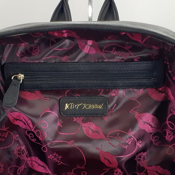 Betsy Johnson Faux Leather Backpack main image 11